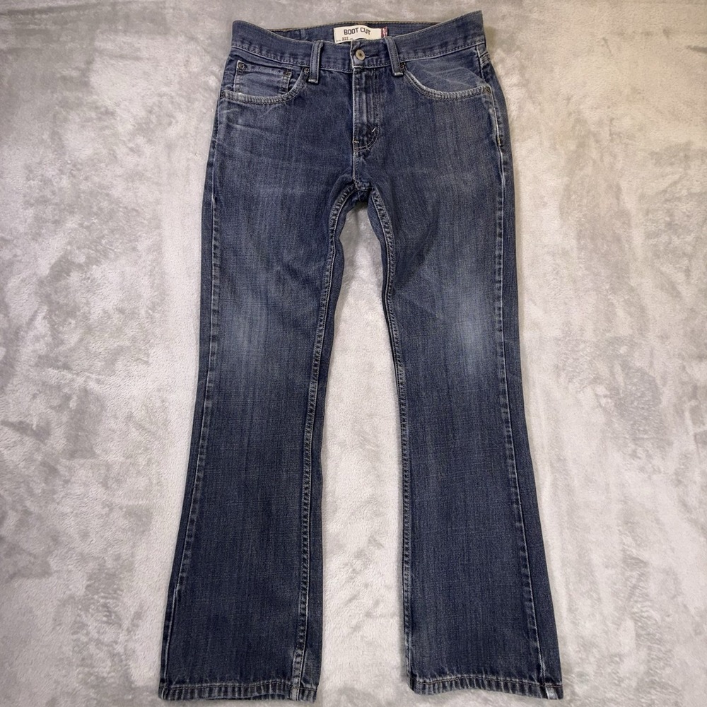 Levis 527 Bootcut Jeans Mens Size 31x30 Blue Dark Wash Slim Fit Denim 5 Pocket